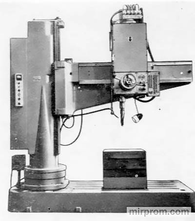 Станок координатно-сверлильный с перемещающейся стойкой 2554