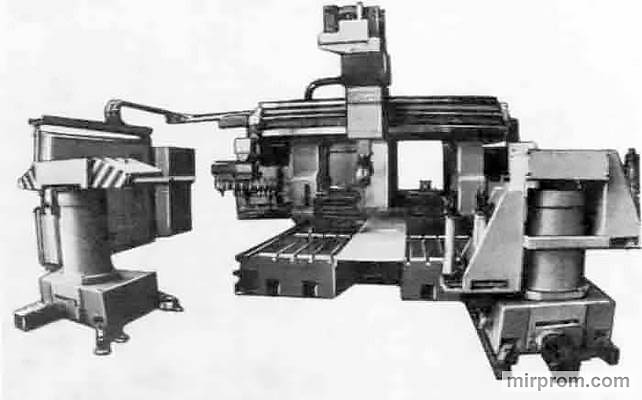 Станок сверлильно-фрезерно-расточный вертикальный с подвижным порталом с ЧПУ и АСИ 2570ПМФ4
