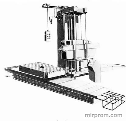 Станок горизонтальный фрезерно-расточный универсальный 2655ДФ1