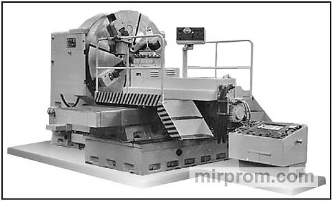Станок лоботокарный с ЧПУ 1М693Ф3