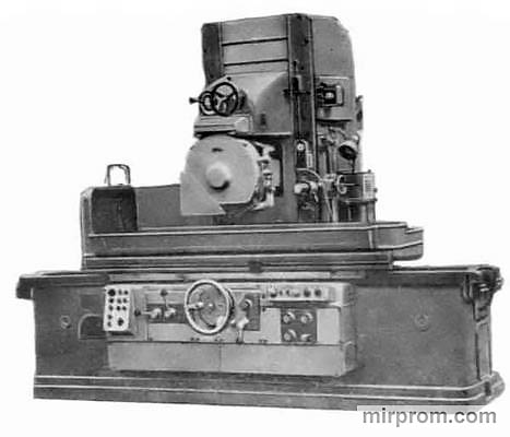 Станок плоскошлифовальный с прямоугольным столом и горизонтальным шпинделем 372Б
