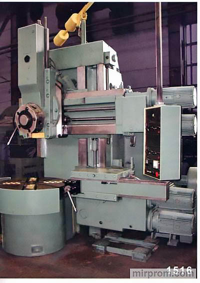 Станок токарно-карусельный вертикальный одностоечный 1516Ф3