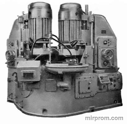 Станок плоскошлифовальный с круглым столом и двумя вертикальными шпинделями 3772В