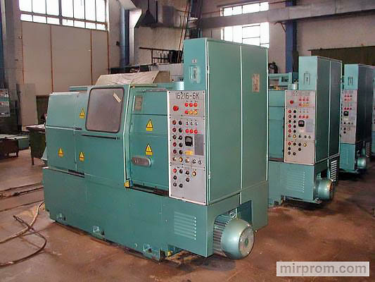 Автомат токарный шестишпиндельный горизонтальный прутковый 1Б216-6К