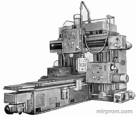 Станок продольно-фрезерный двухстоечный трехшпиндельный 6606Ф1