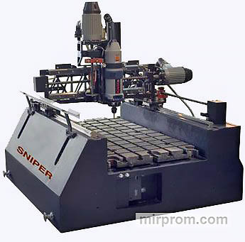 Станок фрезерный настольный трёхкоординатный с ЧПУ Снайпер-6