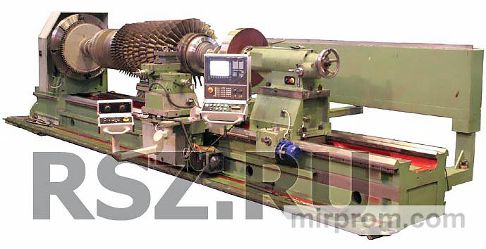 Станок токарный для ремонта роторов турбин РТ858Ф1-6