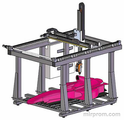 Станок фрезерный с ЧПУ 5 -координатный Моделист-2