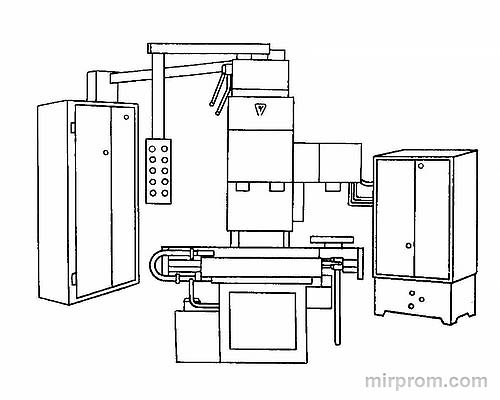 Станок специальный вертикальный копировально-фрезерный с крестовым столом ЛФ340