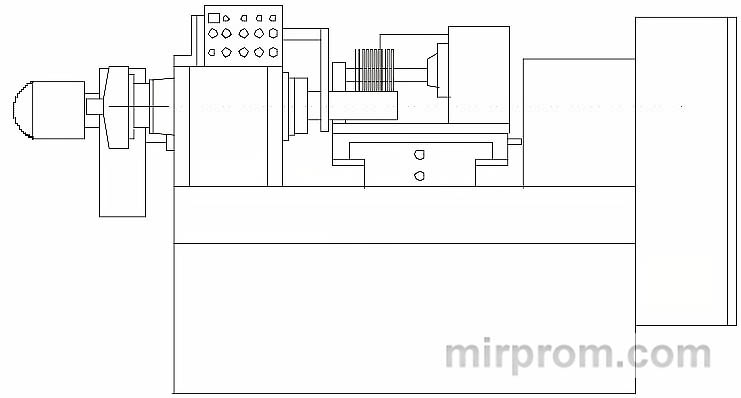 Полуавтомат специальный токарный для разрезки маслот НТ-304