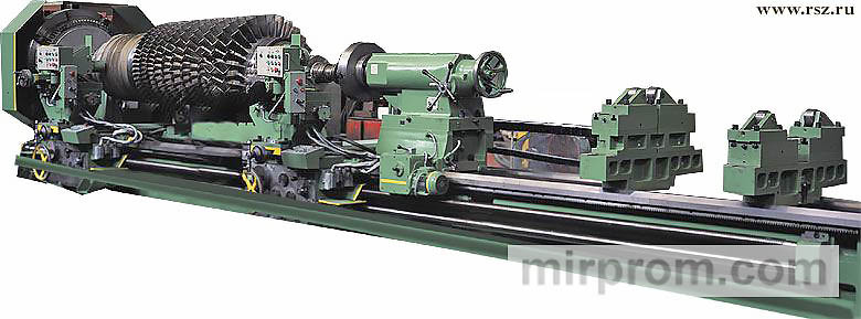 Станок токарный для ремонта роторов турбин РТ958