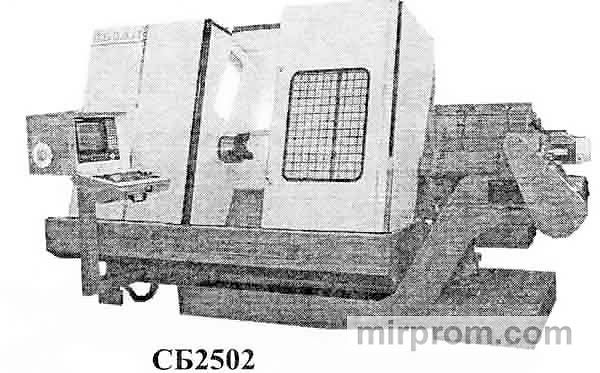 Станок токарно-револьверный патронный СБ2502
