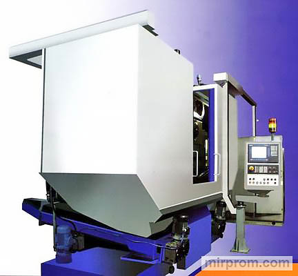 Полуавтомат токарный вертикальный двухшпиндельный двухсуппортный СМ1734Ф3