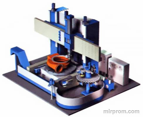 Станок токарно-карусельный вертикальный двухстоечный с УЦИ 1Б525МФ3