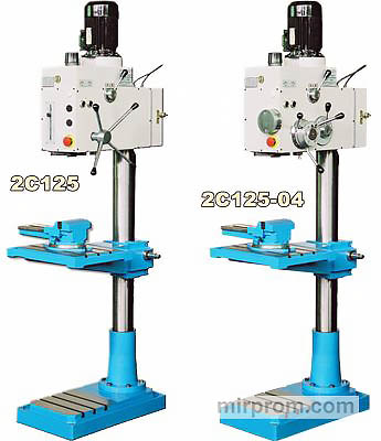 Станок вертикально-сверлильный с ручным управлением 2С125