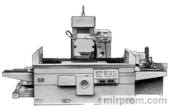Станок плоскошлифовальный с прямоугольным столом и горизонтальным шпинделем 3А722А