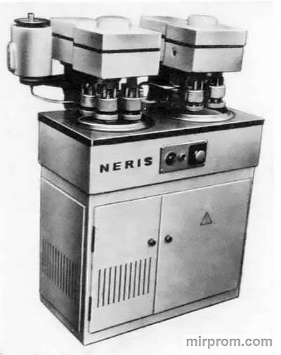 Станок шлифовально-полировальный многопозиционный двухшпиндельный для шлифов 3Е881М