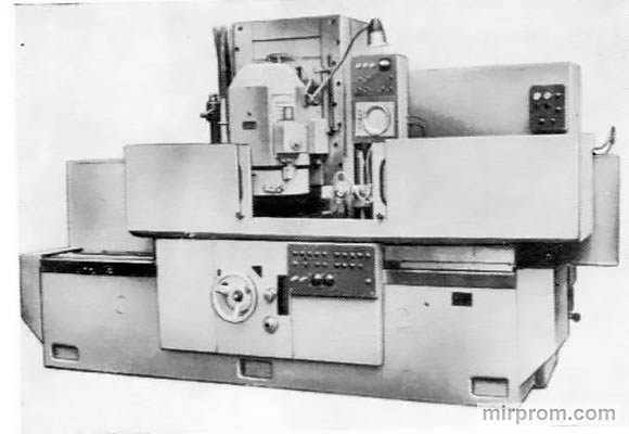 Станок плоскошлифовальный с прямоугольным столом и вертикальным шпинделем 3П732