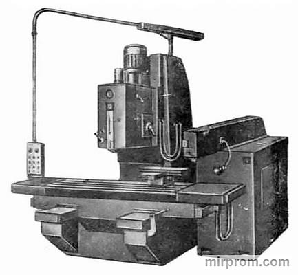 Станок вертикально-фрезерный с крестовым столом и копировальным устройством