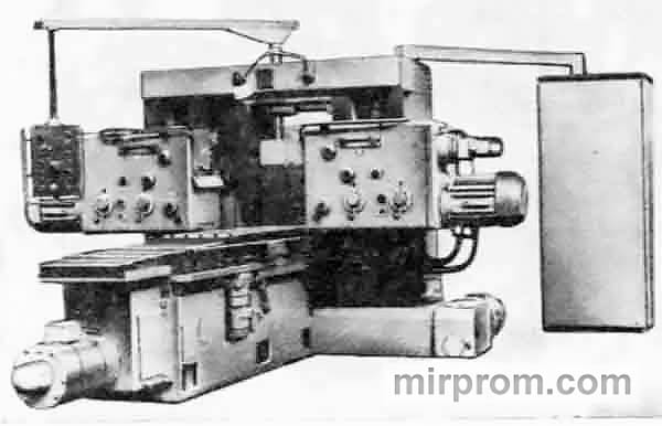 Станок продольно-фрезерный двухстоечный двухшпиндельный 6Г605