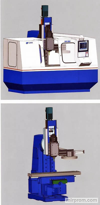 Станок вертикально-фрезерный с ЧПУ 6М13ВС