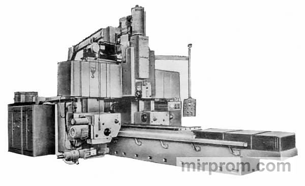 Станок продольный многооперационный фрезерно-расточный двухстоечный с УЦИ и преднабором 6М610Ф1-08
