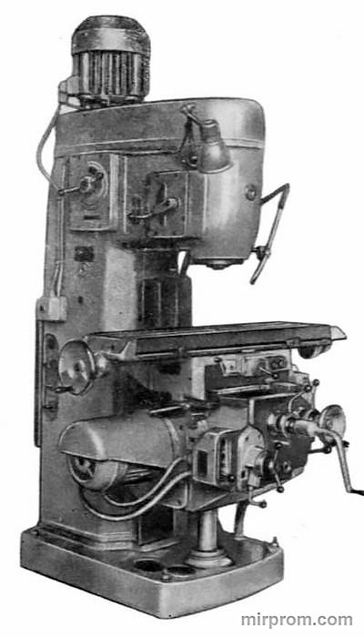 Станок вертикально-фрезерный с крестовым столом и цикловым 6550Цпрограммным управлением