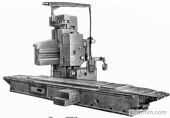 Станок продольно-фрезерный с подвижным порталом и ЧПУ 6718
