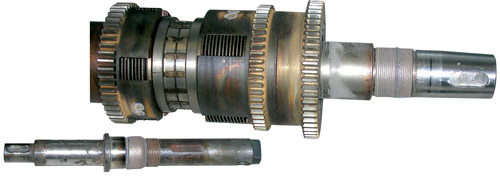 Износ посадочных мест подшипников на валах