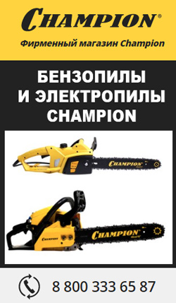 БЕНЗОПИЛЫ И ЭЛЕКТРОПИЛЫ CHAMPION