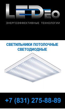 светодиодные светильники потолочные