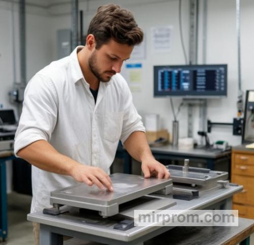 Поверка платформенных весов эталонными гирями