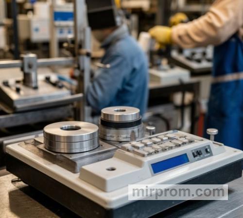 Поверка промышленных весов эталонными гирями