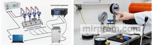Процесс метрологической поверки датчиков давления и силы