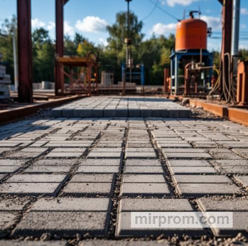 Производство тротуарной плитки: вибролитьё и вибропрессование