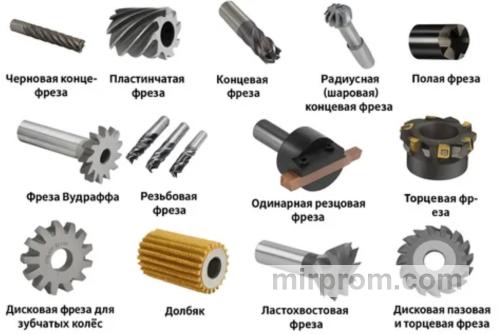 Разновидности геометрии режущей части монолитных фрез для глубокого фрезерования карманов