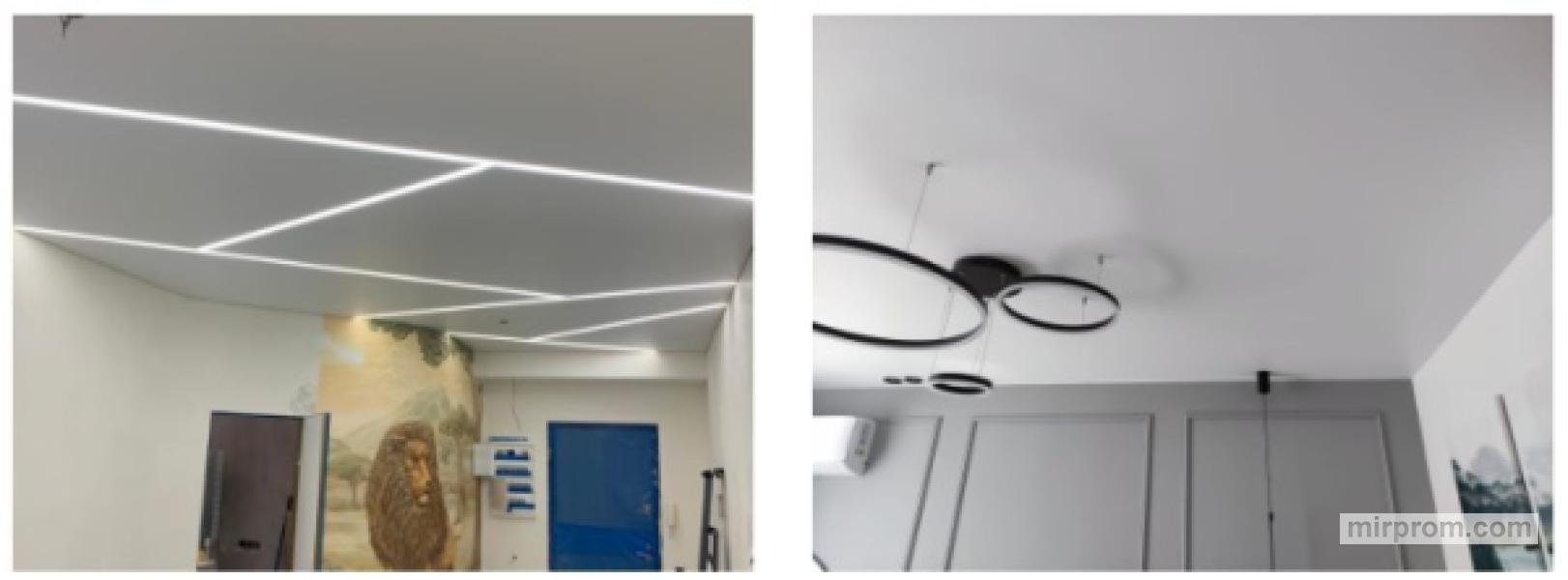 Матовые натяжные потолки