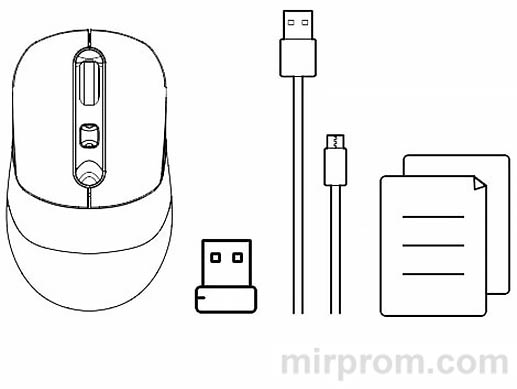 Мышь беспроводная A4Tech Fstyler FB10C Инструкция