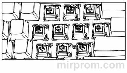 Компактная клавиатура AJAZZ AK820 PRO Инструкция