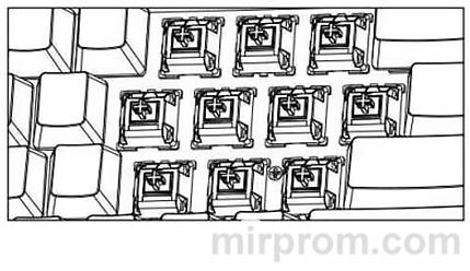 Компактная клавиатура AJAZZ AK820 PRO Инструкция
