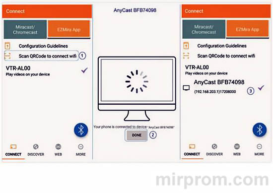 Инструкция AnyCast M9 Android Mirror