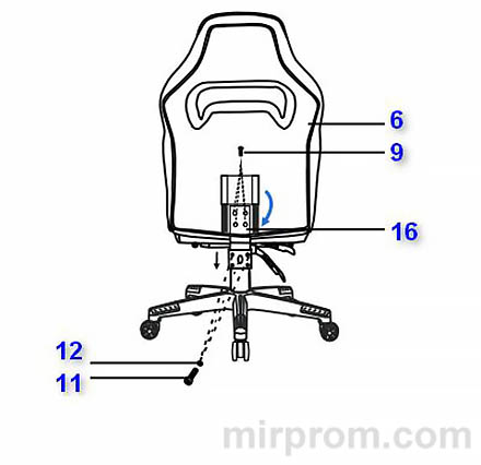 Игровое кресло Ardor Gaming Chaos Guard 400m Инструкция