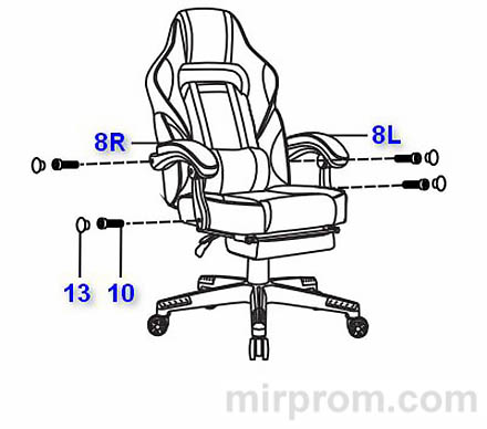 Игровое кресло Ardor Gaming Chaos Guard 400m Инструкция