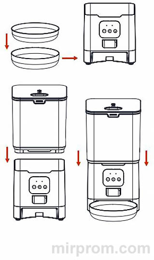 Автоматическая кормушка Automatic Pet Feeder VALBEN Инструкция