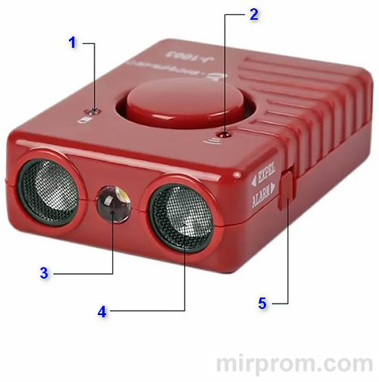 Ультразвуковой отпугиватель собак Bodyguard J-1003 Инструкция