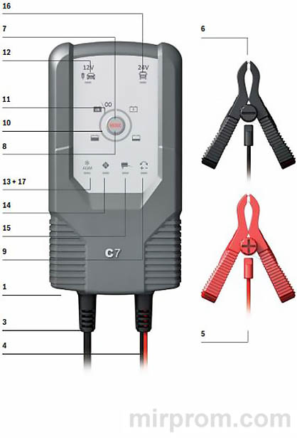 Bosch C7 зарядное устройство инструкция