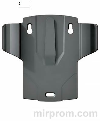 Комплект поставки Bosch C7: клеммы, кабели, настенное крепление