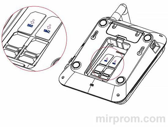 Стационарный сотовый телефон GSM BQ 2839 Point Инструкция
