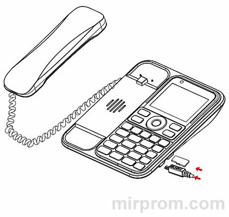 Стационарный сотовый телефон GSM BQ 2839 Point Инструкция