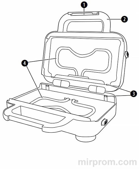 Электровафельница Breville VST072X Инструкция